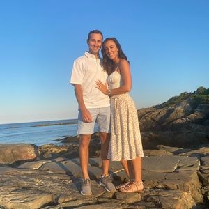 Light beige cheetah skirt midi